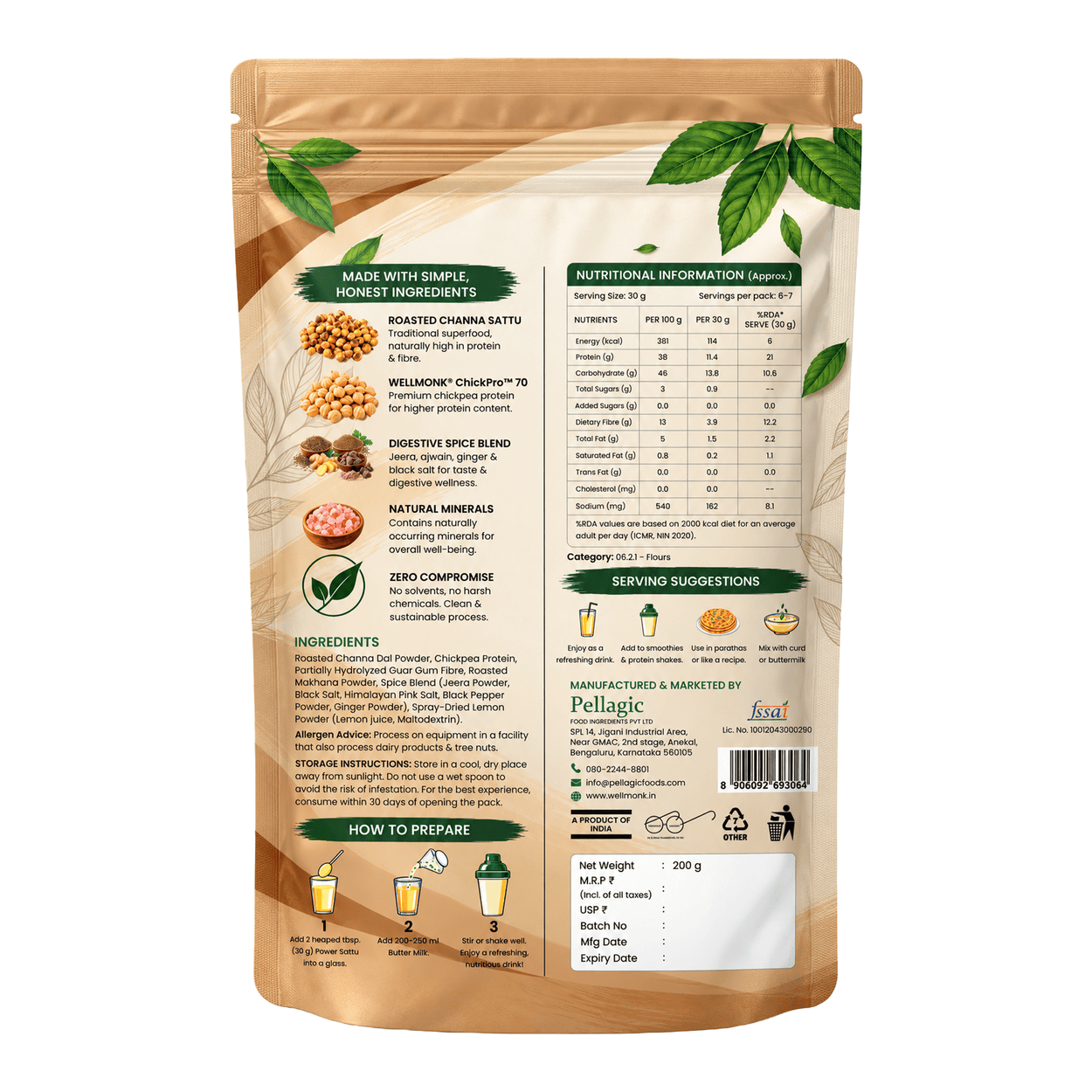 Wellmonk Power Sattu - Image 2